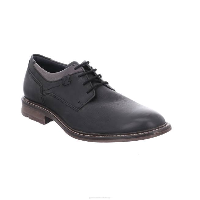 Men Josef Seibel Earl 05 Lace-Up Shoes BLACK 8048284