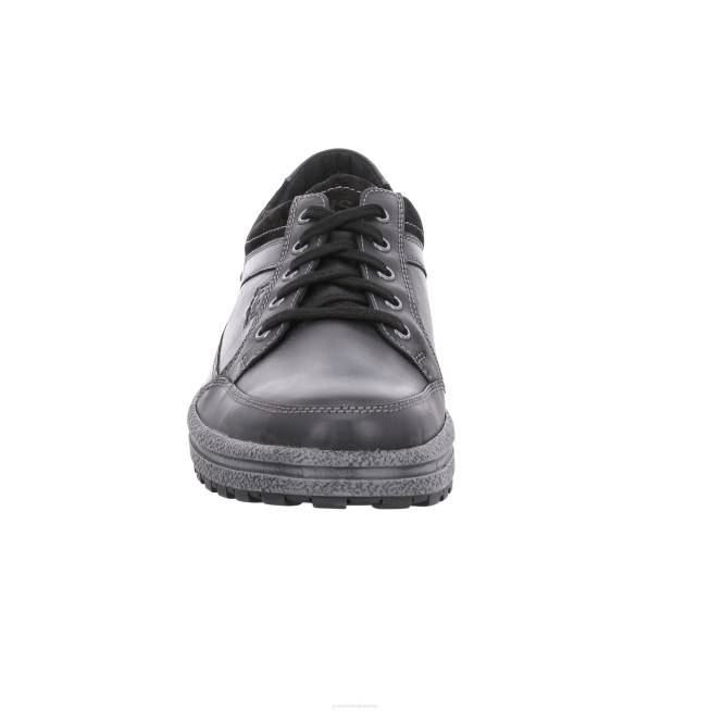Men Josef Seibel Emil 58 Lace-Up Shoes BLACK 8048321