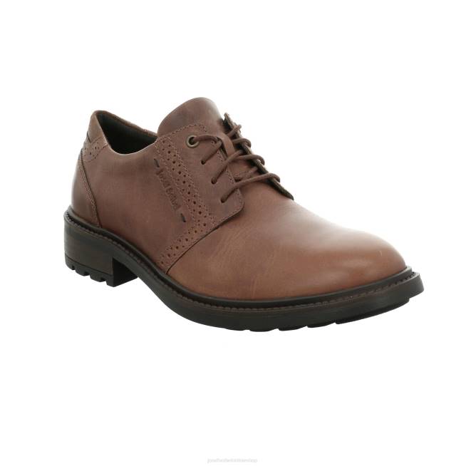 Men Josef Seibel Oscar 42 Lace-Up Shoes CASTAGNE 8048334