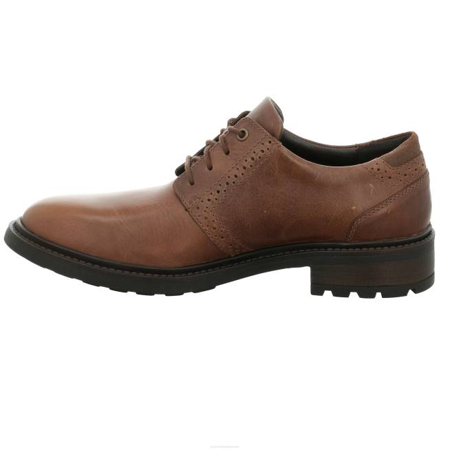 Men Josef Seibel Oscar 42 Lace-Up Shoes CASTAGNE 8048334