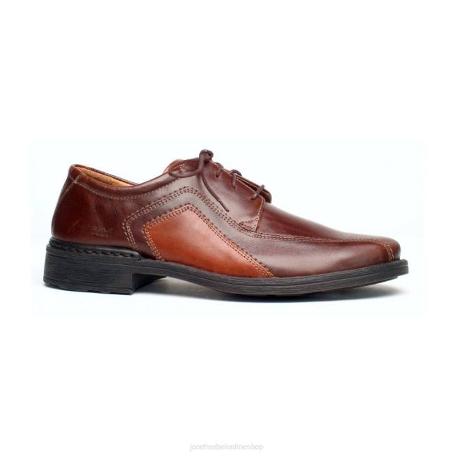 Men Josef Seibel Sander Lace-Up Shoes MARONE 8048343