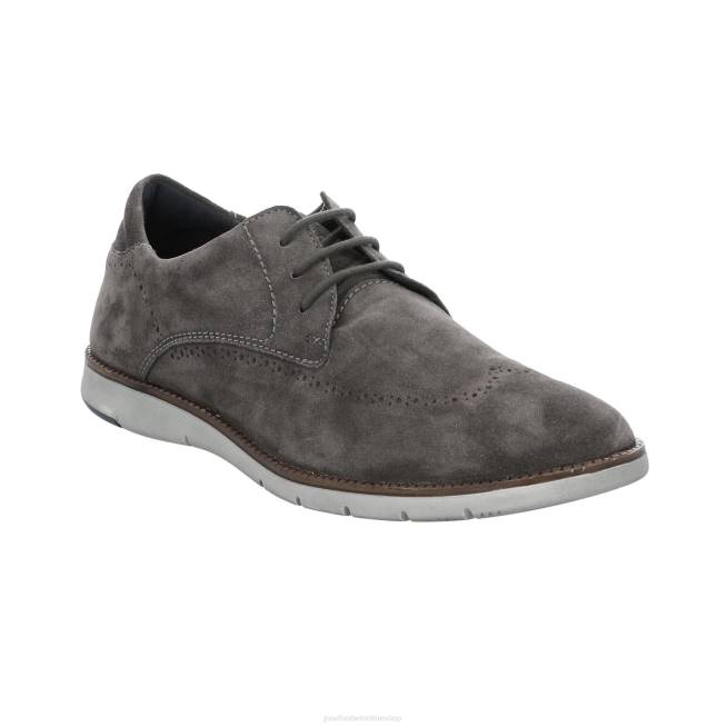 Men Josef Seibel Tyler 33 Lace-Up Shoes SUEDE TAUPE 8048335