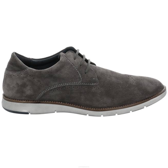 Men Josef Seibel Tyler 33 Lace-Up Shoes SUEDE TAUPE 8048335