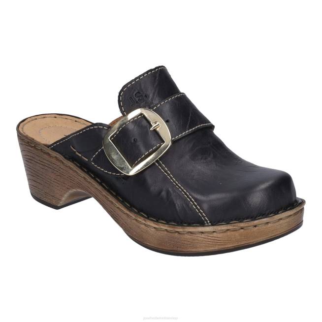Women Josef Seibel Lily 10 Clogs BLACK 8048270