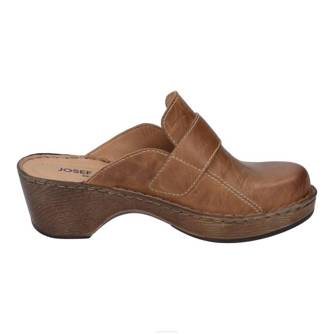 Women Josef Seibel Lily 10 Clogs CAMEL 8048271