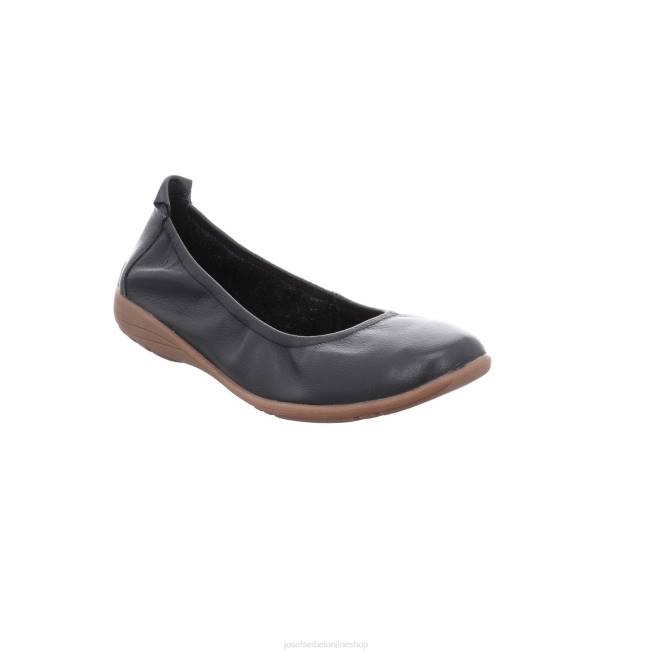 Women Josef Seibel Fenja 01 Flats BLACK 8048157
