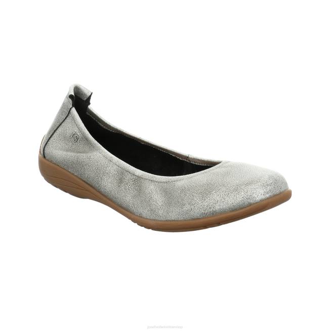 Women Josef Seibel Fenja 01 Flats PLATIN 8048158
