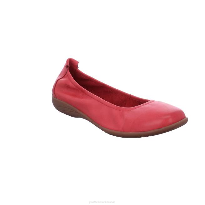 Women Josef Seibel Fenja 01 Flats RED 8048154
