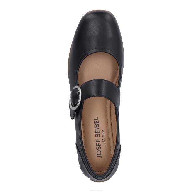 Women Josef Seibel Fenja 18 Flats BLACK 8048161