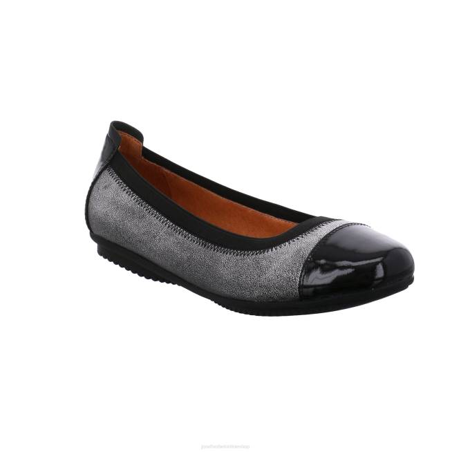 Women Josef Seibel Pippa 07 Flats BLACK 8048160