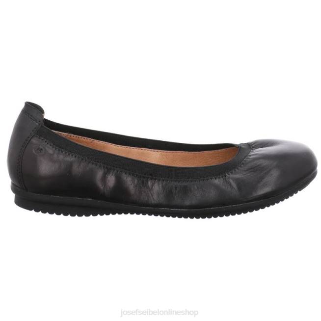 Women Josef Seibel Pippa 33 Flats BLACK 8048163