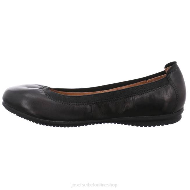 Women Josef Seibel Pippa 33 Flats BLACK 8048163