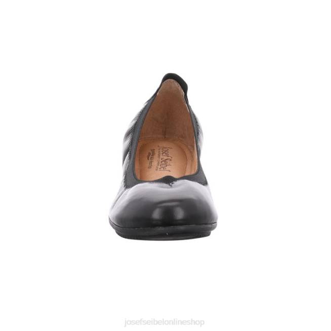 Women Josef Seibel Pippa 33 Flats BLACK 8048163