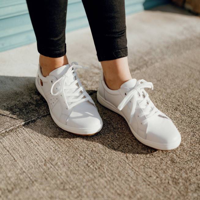 Women Josef Seibel Caren 01 Gym Shoes WHITE 80484