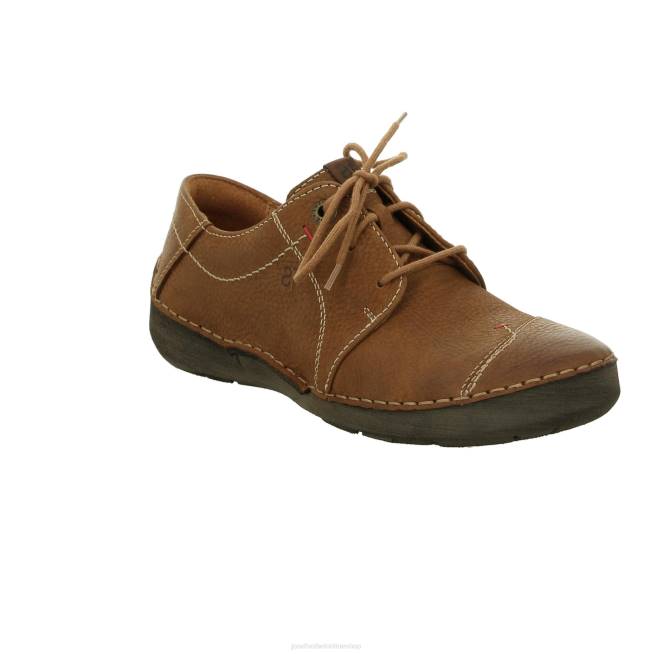 Women Josef Seibel Fergey 20 Lace-Up Shoes CASTAGNE 804820