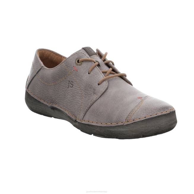 Women Josef Seibel Fergey 20 Lace-Up Shoes GRAY 804822