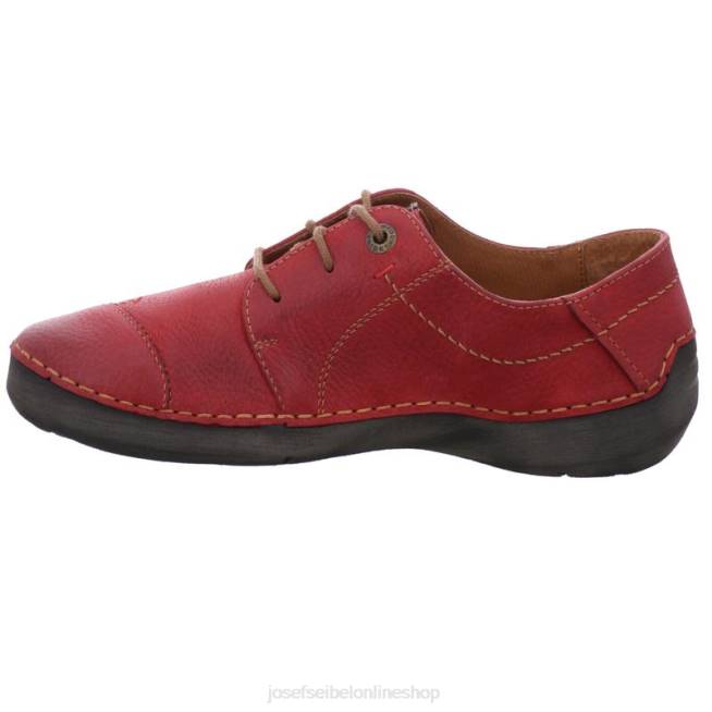 Women Josef Seibel Fergey 20 Lace-Up Shoes RED 804823