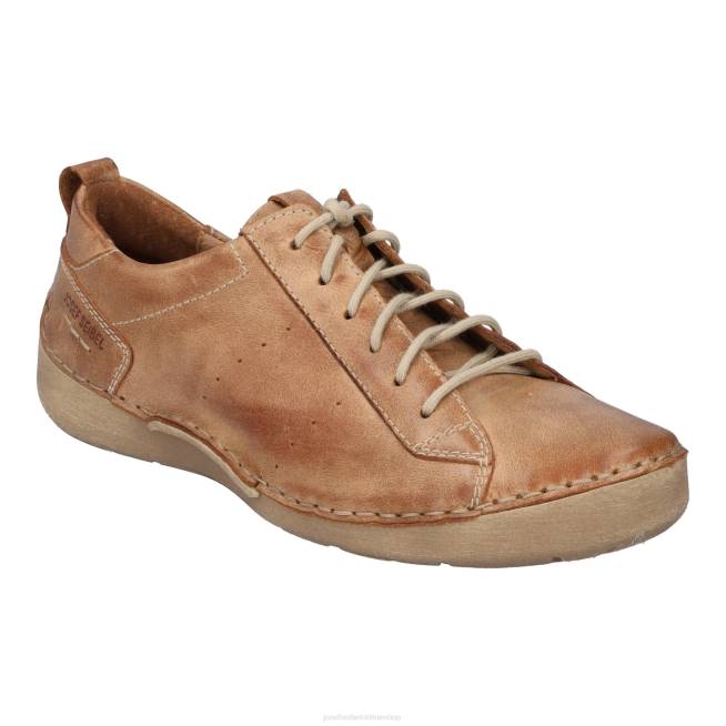 Women Josef Seibel Fergey 56 Lace-Up Shoes COGNAC 804828