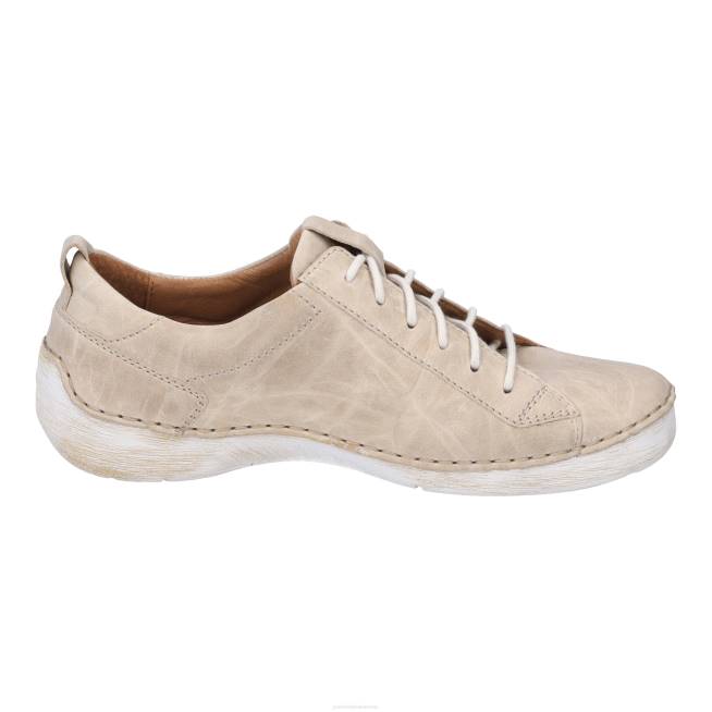 Women Josef Seibel Fergey 56 Lace-Up Shoes CREME 804826