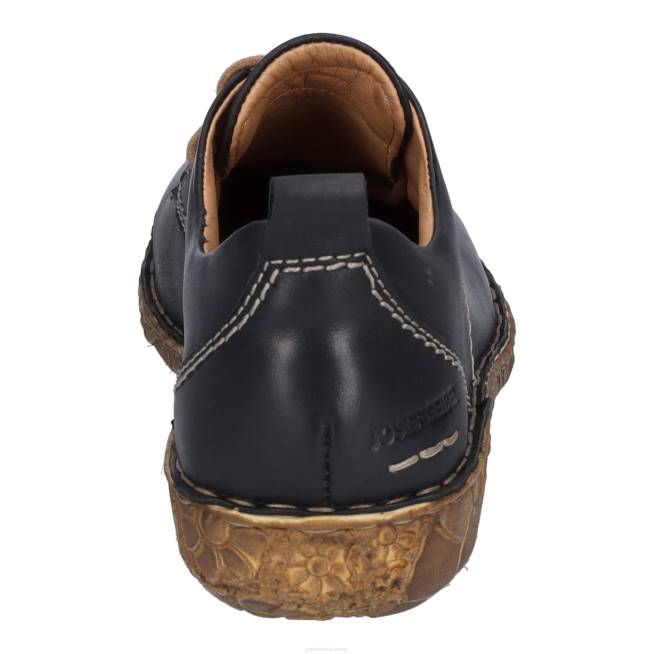 Women Josef Seibel Rosalie 50 Lace-Up Shoes BLACK 8048168