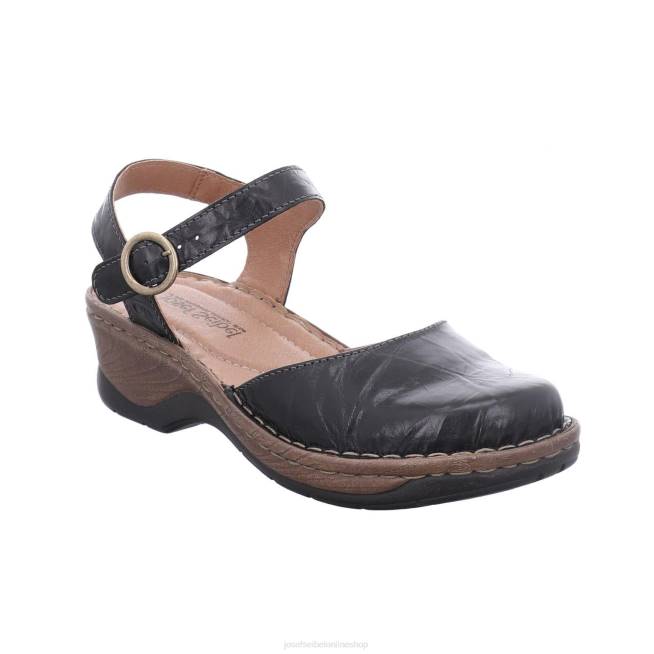 Women Josef Seibel Catalonia 61 Sandals BLACK 8048109