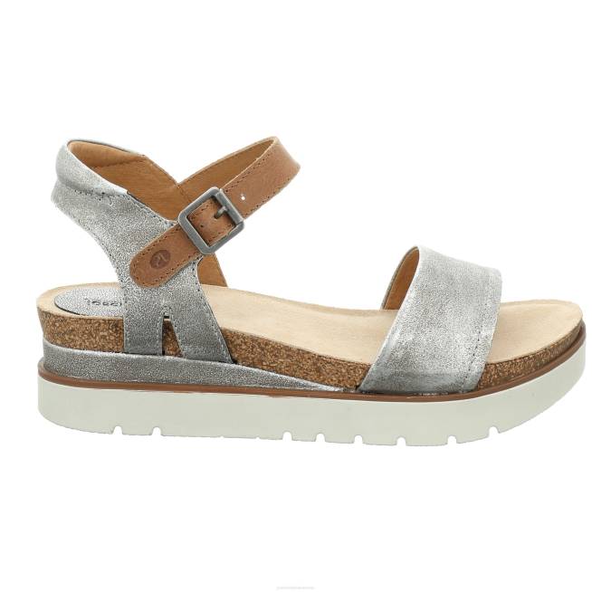 Women Josef Seibel Clea 01 Sandals PLATIN 8048116