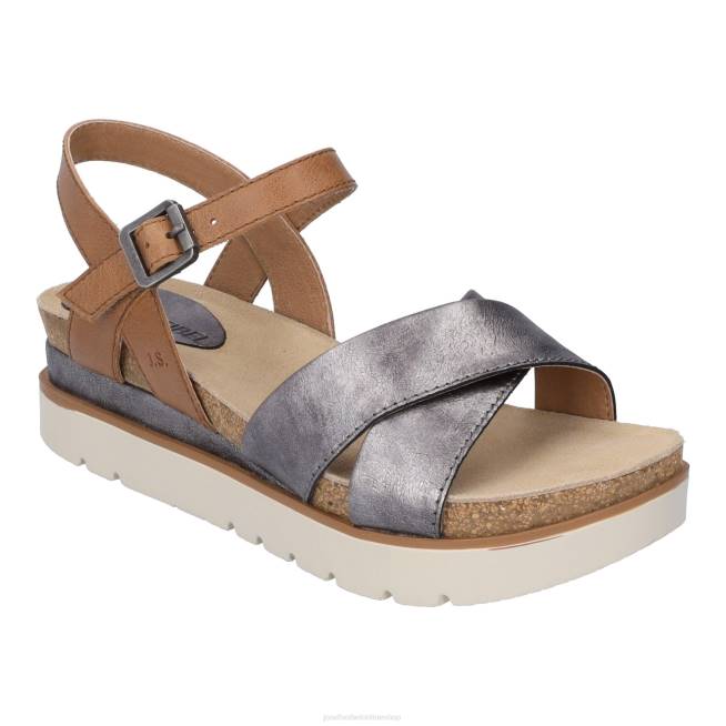 Women Josef Seibel Clea 10 Sandals ANTHRAZIT 8048127