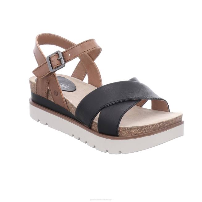Women Josef Seibel Clea 10 Sandals BLACK 8048126