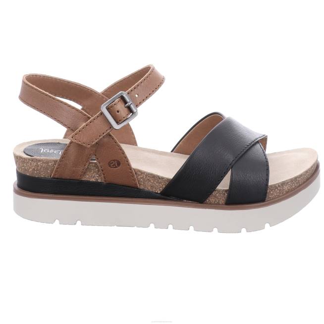 Women Josef Seibel Clea 10 Sandals BLACK 8048126