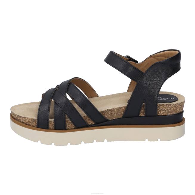 Women Josef Seibel Clea 14 Sandals BLACK 804897