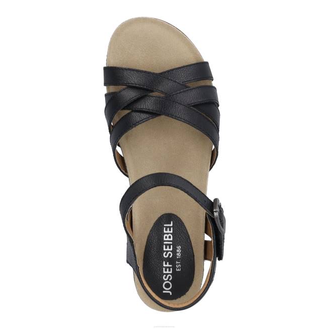 Women Josef Seibel Clea 14 Sandals BLACK 804897