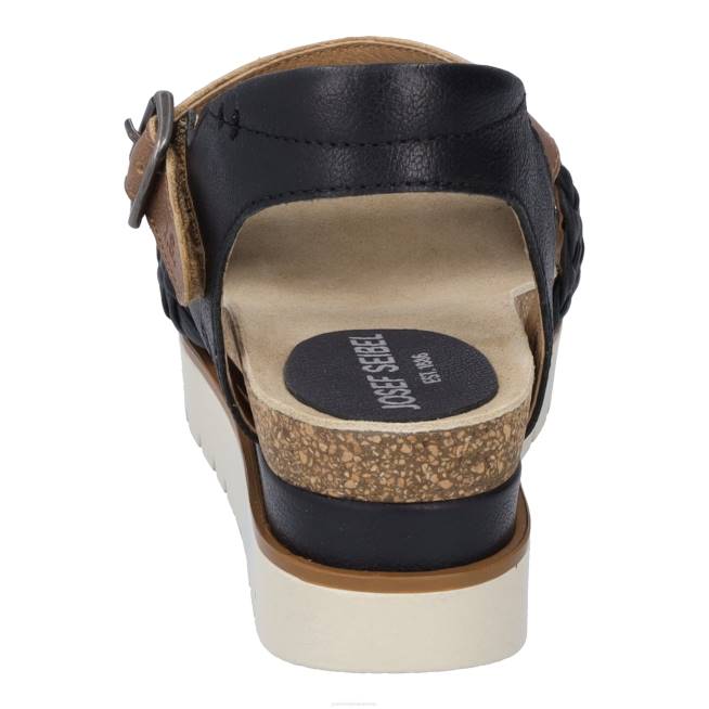 Women Josef Seibel Clea 16 Sandals BLACK 804862
