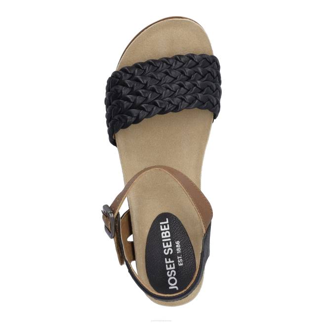 Women Josef Seibel Clea 16 Sandals BLACK 804862