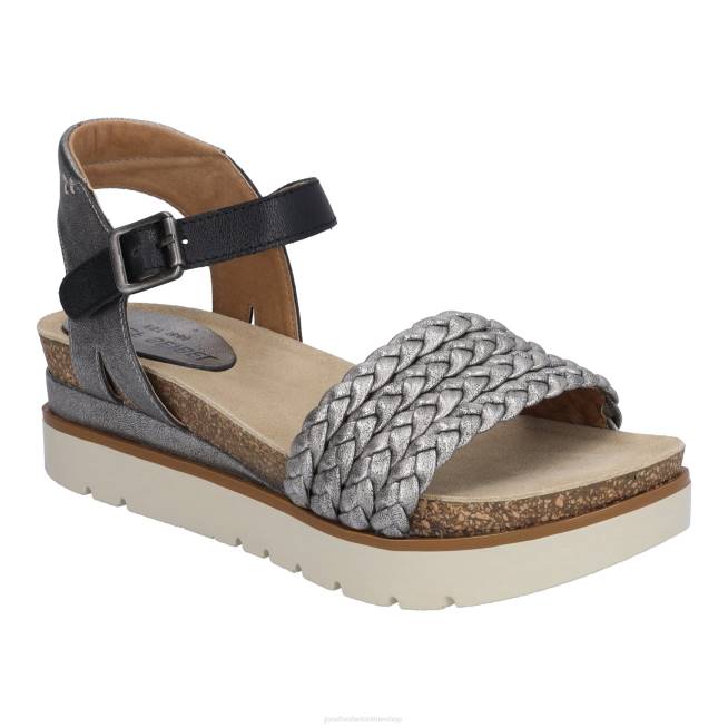 Women Josef Seibel Clea 16 Sandals PLATIN 804865