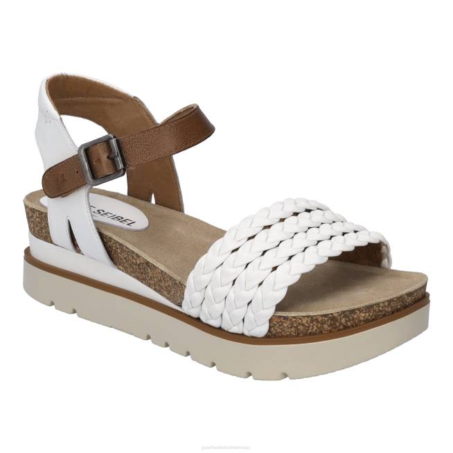 Women Josef Seibel Clea 16 Sandals WHITE 804866