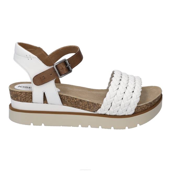 Women Josef Seibel Clea 16 Sandals WHITE 804866