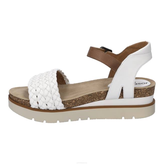 Women Josef Seibel Clea 16 Sandals WHITE 804866