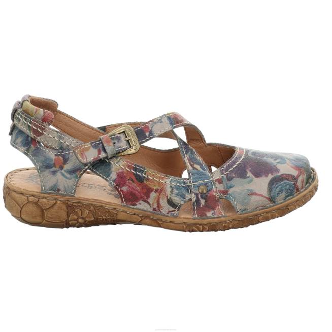 Women Josef Seibel Rosalie 13 Sandals GRAPHITE PRINT 8048138