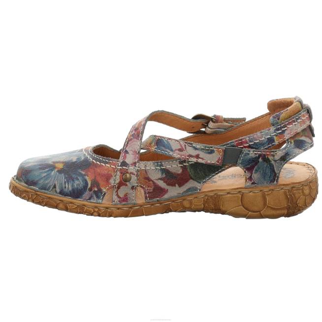 Women Josef Seibel Rosalie 13 Sandals GRAPHITE PRINT 8048138
