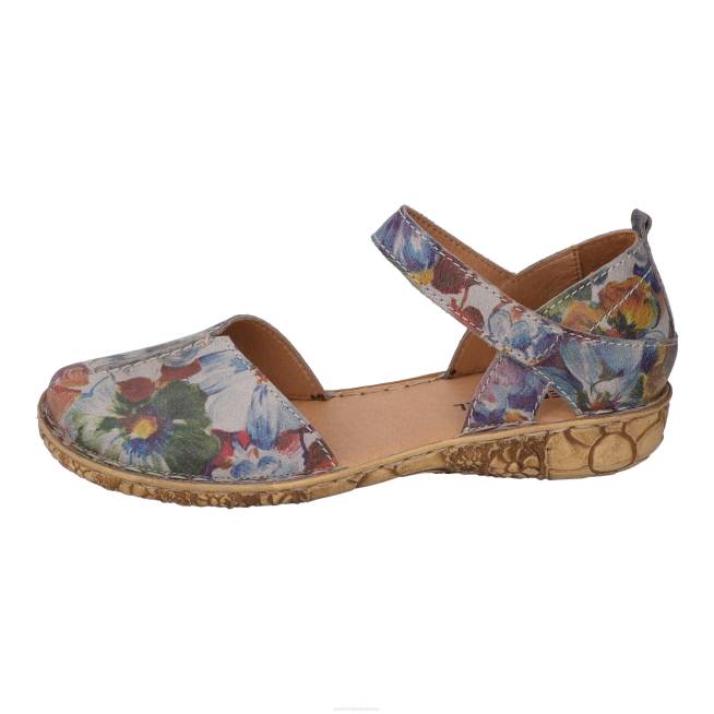 Women Josef Seibel Rosalie 42 Sandals GRAPHITE PRINT 8048149