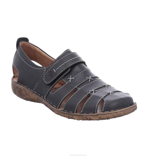 Women Josef Seibel Rosalie 45 Sandals BLACK 8048151