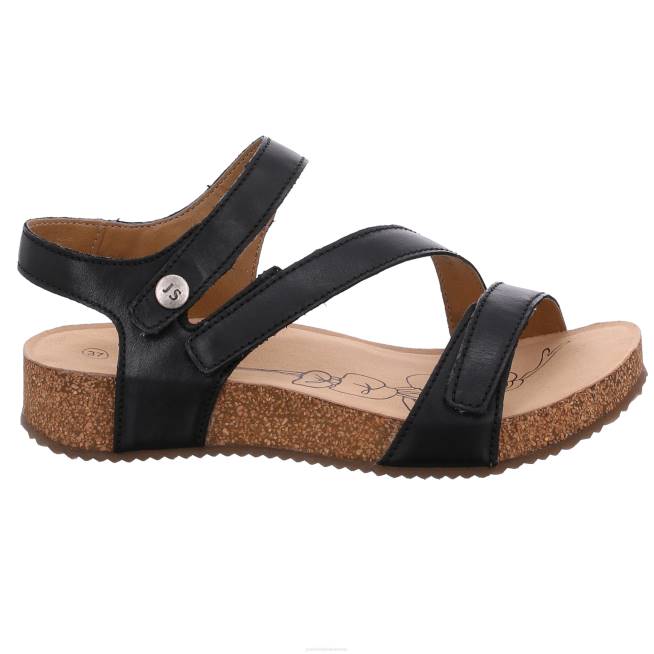 Women Josef Seibel Tonga 25 Sandals BLACK 804877