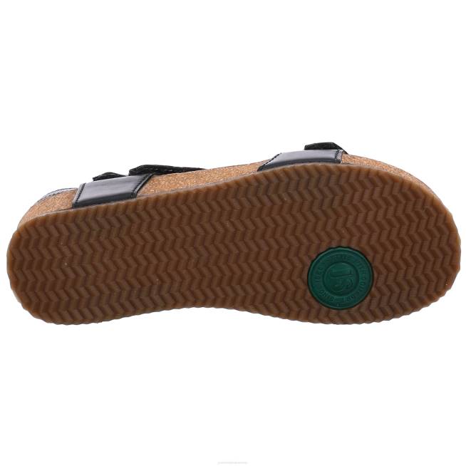 Women Josef Seibel Tonga 25 Sandals BLACK 804877