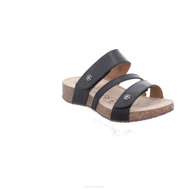 Women Josef Seibel Tonga 54 Sandals BLACK 804890