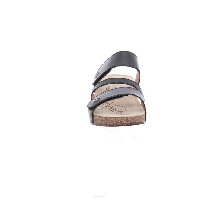 Women Josef Seibel Tonga 54 Sandals BLACK 804890