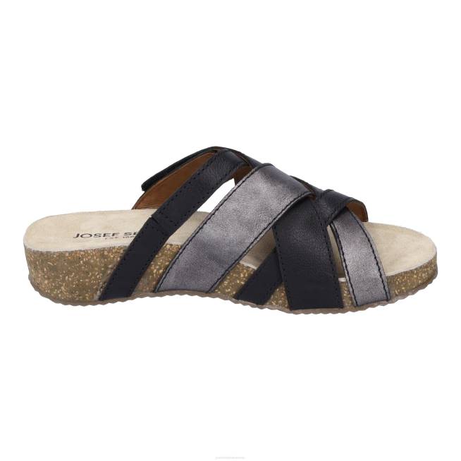 Women Josef Seibel Tonga 74 Sandals BLACK 8048103