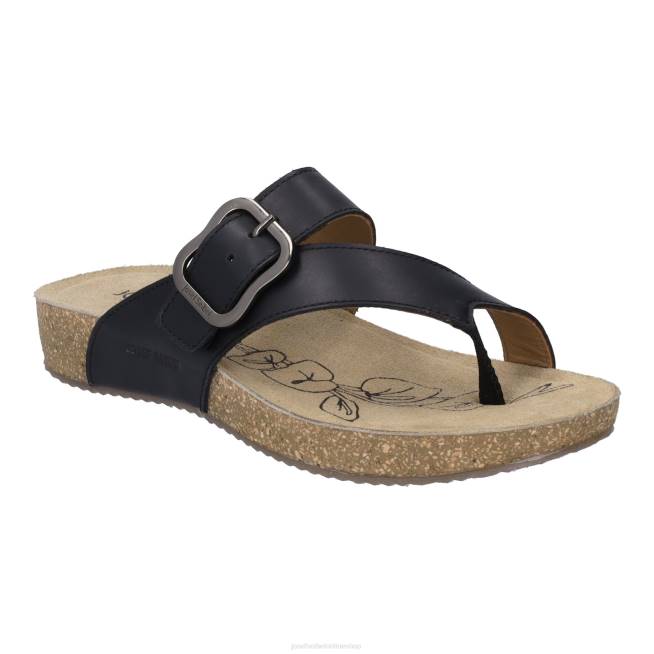 Women Josef Seibel Tonga 77 Sandals BLACK 804885