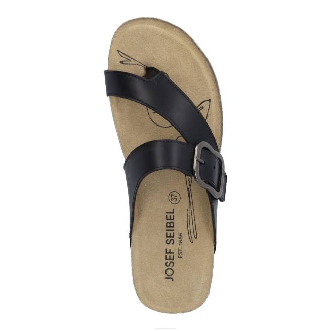Women Josef Seibel Tonga 77 Sandals BLACK 804885