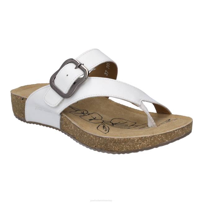 Women Josef Seibel Tonga 77 Sandals WHITE 804887