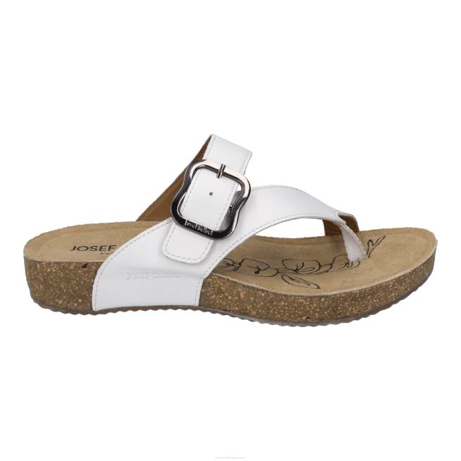 Women Josef Seibel Tonga 77 Sandals WHITE 804887
